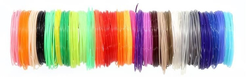 PLA 3D Filaments - Set of 30 pcs x 5 m