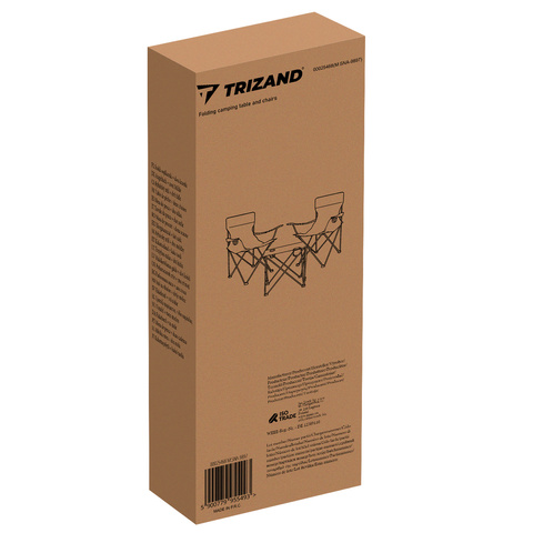 Stolik wędkarski + dwa krzesła 25468