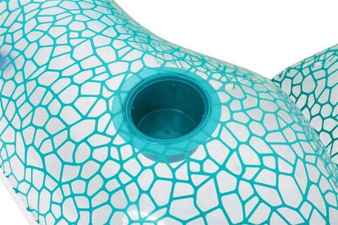 Aufblasbarer Stuhl mit Rückenlehne 102x94cm BESTWAY 43097