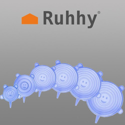 Silicone lids - set of 6