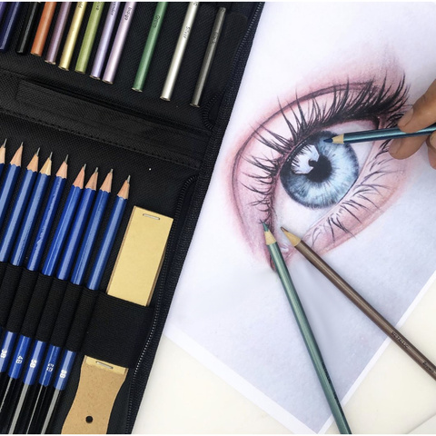 Skizzenset 74-tlg. Maaleo 19178