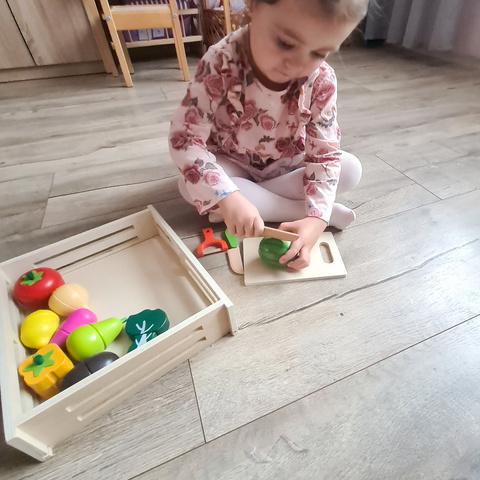 Planche à découper en bois pour légumes 21942
