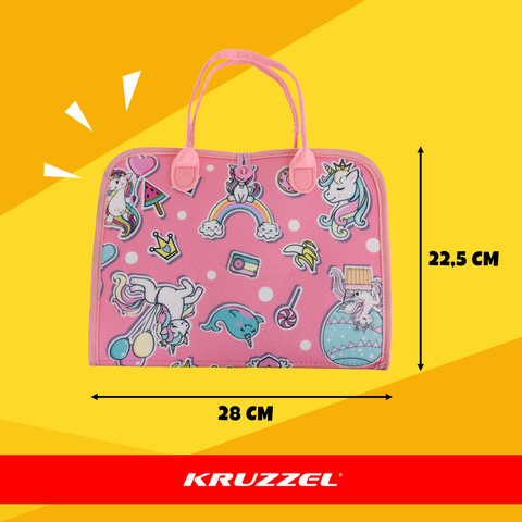 Manipulativní kniha - růžový Kruzzel 26880