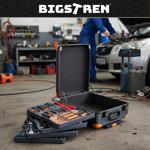 Tool set in a 1000-piece case. Bigstreen 26510