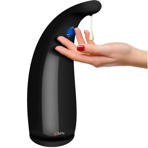 Distributeur de savon sans contact Ruhhy 26076 Noir