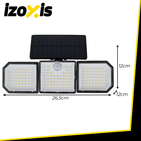 Lampe solaire 167 LED 500 lm Izoxis 24633