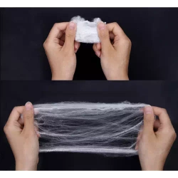 Artificial spider web + 2 spiders Malatec 19759