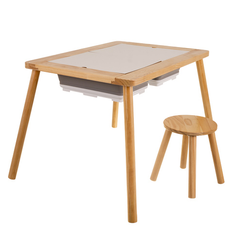 Kruzzel 26366 Sensorischer Tisch mit Stuhl