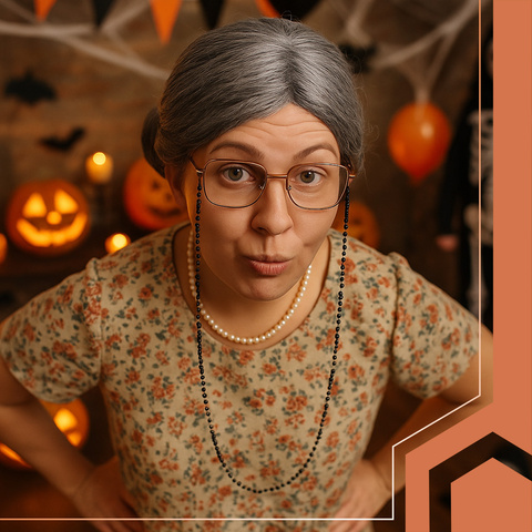 Grandma Costume 5 Pieces Ruhhy 26149