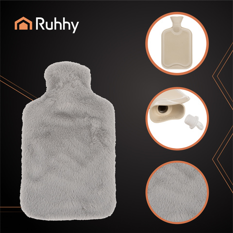 Грелка резиновая в чехле 1,8 л Ruhhy 26383