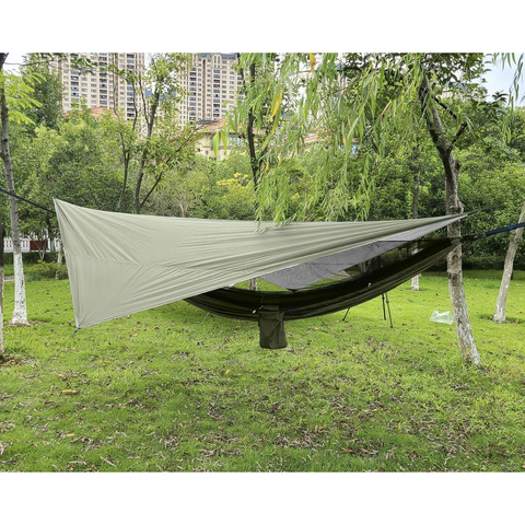 Tourist hammock with tarp and mosquito net 260x140 cm