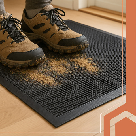 Tapis d'entrée 90x60cm Ruhhy 26185