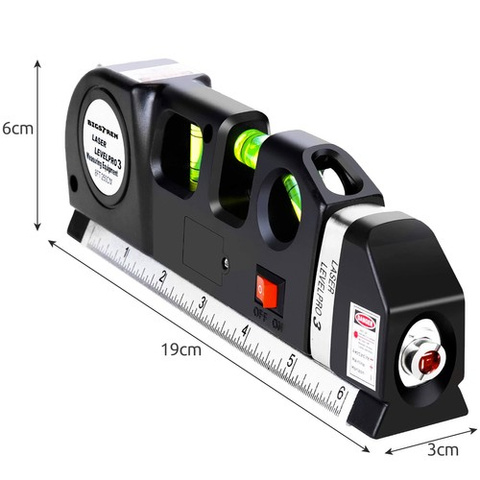 Niveau laser avec mesure 250cm Bigstren 21747