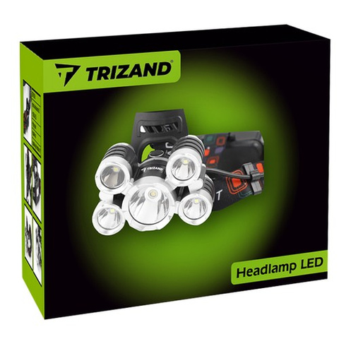 5 x T6 CREE LED čelovka