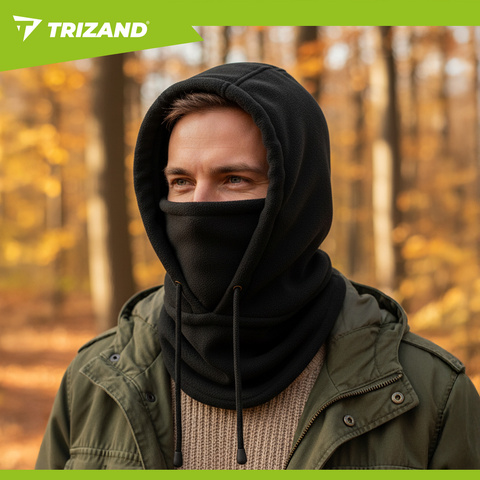 Зимний шарф - черный Trizand 26127
