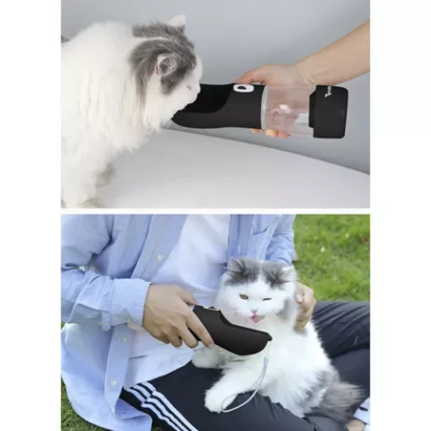 Bottle/bottle with bowl for dog Purlov 21033