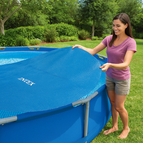Couverture solaire pour piscine INTEX 28013