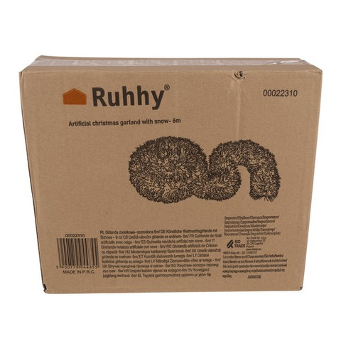 Christmas tree garland - frosted 6m Ruhhy 22310