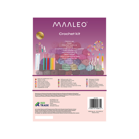 Häkelset 113-teilig Maaleo 25885