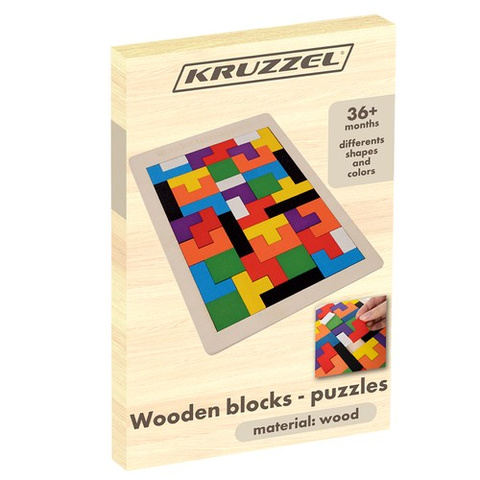 Dřevěné puzzle/ Kruzzel 22667