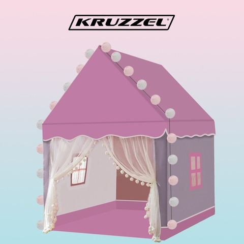 Детская палатка - розовая Kruzzel 22653