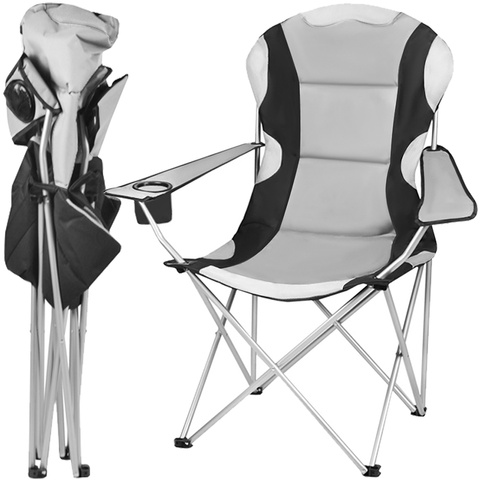 Fishing chair black and gray 23674