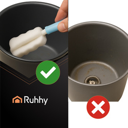 Napěňovač mléka s displejem 500 W Ruhhy26649