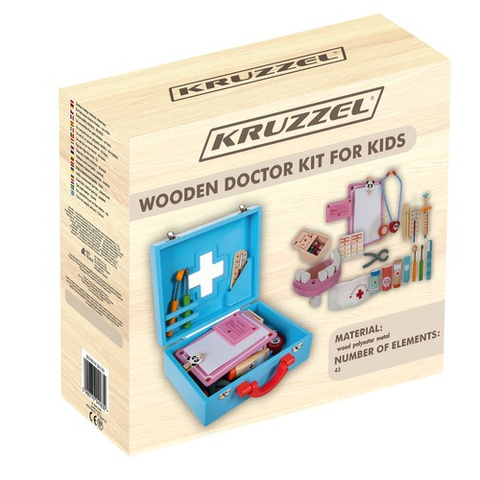 Coffret petit docteur en bois Kruzzel 19869 