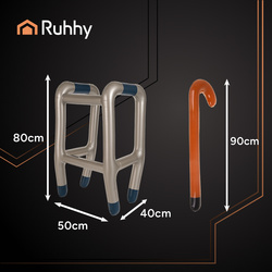 Inflatable walker with cane Ruhhy 26291