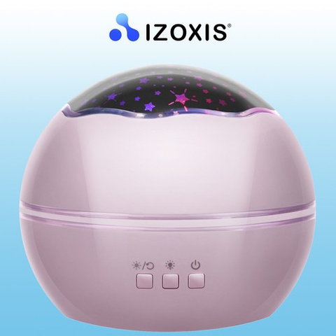 Night light with projector - pink LP16859