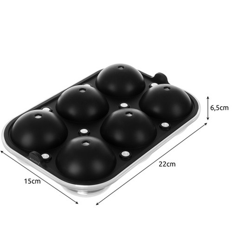 Moule en silicone pour boules de glace Ruhhy 20989