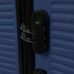 3-in-1-Kofferset - Marineblau Trizand 26664