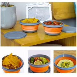 Silicone folding bowls - 3 pcs Ruhhy 20781