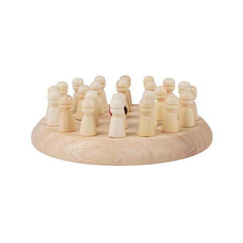 Jeu d'échecs à mémoire - Kruzzel en bois 26251
