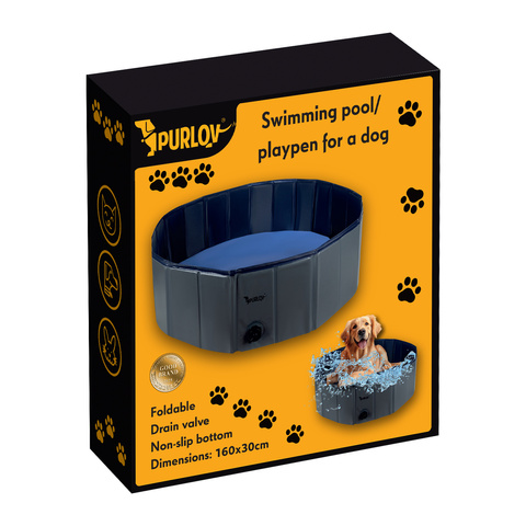 Folding dog pool/pen 160x30 Purlov 25370