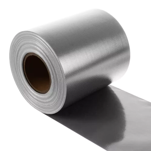 Fencing tape 19cmx35m 630g/m2 gray 23704