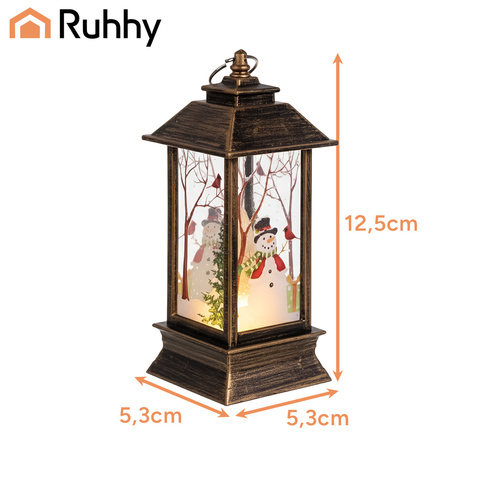 Latarenka świąteczna LED miedziana Ruhhy 26754