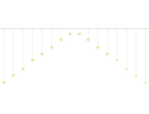 Kurtyna świetlna 136LED - ciepły biały 31V KŚ11337