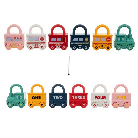 Educational puzzle - toy car 24712