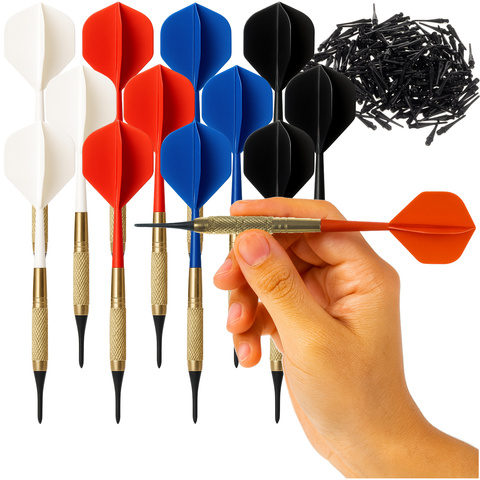 Jeu de fléchettes 12 pièces + pointes Trizand 26100