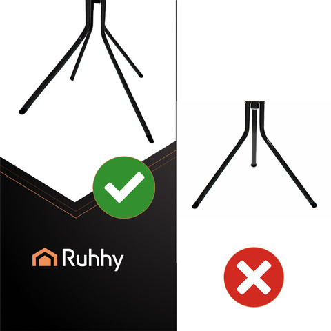 Standing coat rack 170cm - black Ruhhy 26362