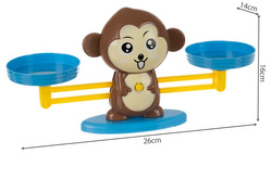 Educational game monkey - scale scale