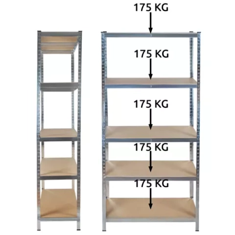 Skladový regál 220x100x45 Malatec 23766 