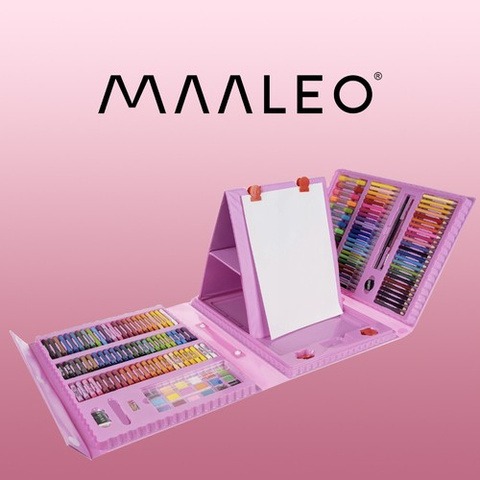 Set de peinture 208 pièces dans une valise