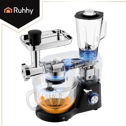 Ruhhy 25728 Küchenmaschine mit beheizter Schüssel + Mixer