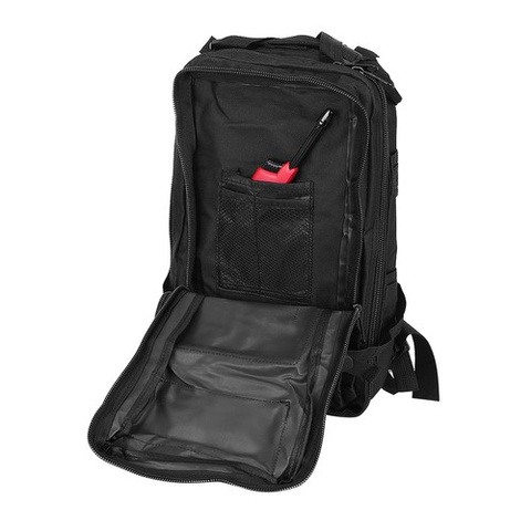 Small black hiking backpack 23089