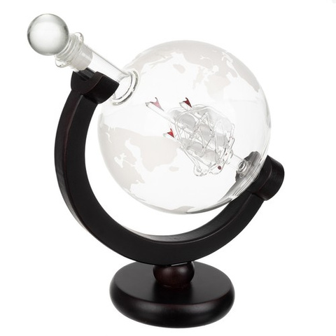 Decanter - globe - whiskey set Malatec 22553