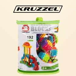 Construction blocks - hedgehogs 192pcs Kruzzel 20376