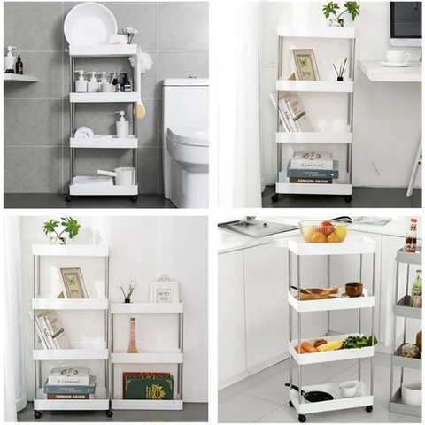 Etagère cuisine/salle de bain sur roulettes Ruhhy 24291