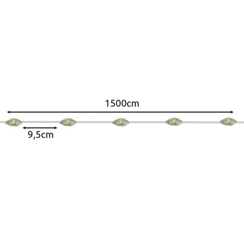 Guirlande solaire 15m IP44 Gardlov 24007